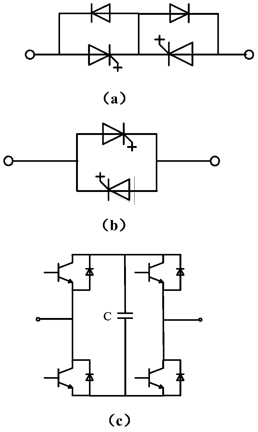 A thyristor-based passive hybrid DC circuit breaker and its application method