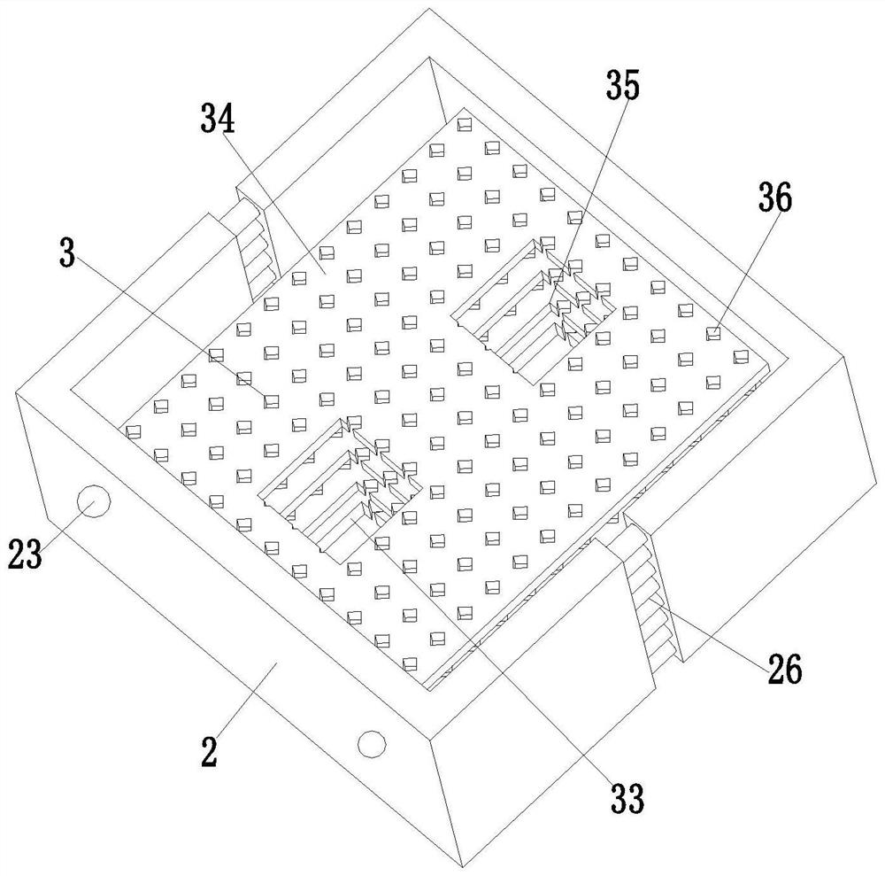 Hollow environment-friendly brick prefabricating mold