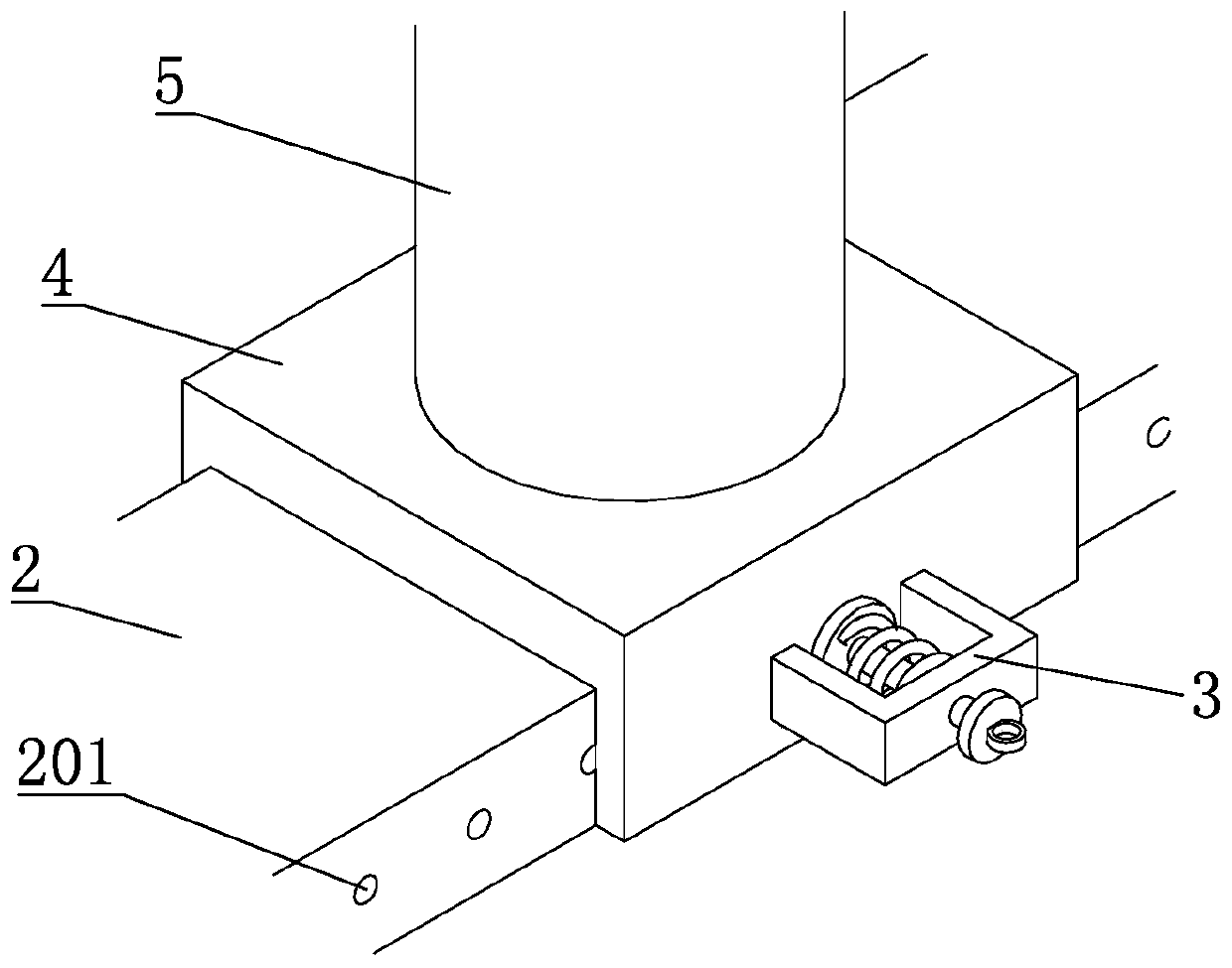 Sheath press-fitting device for producing plastic films