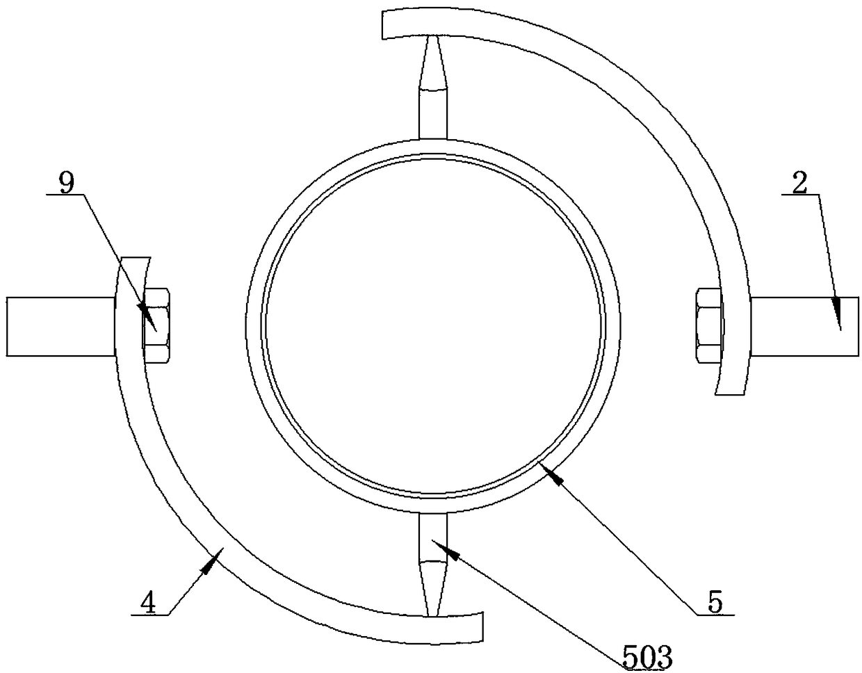 Spacer with damping function