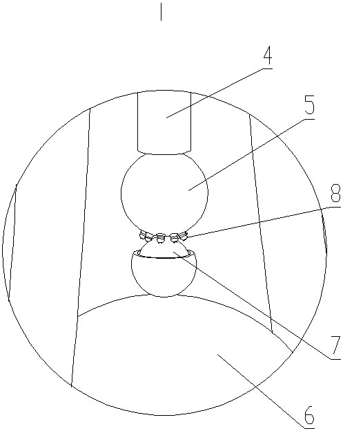 Auxiliary device for rotation type dance training