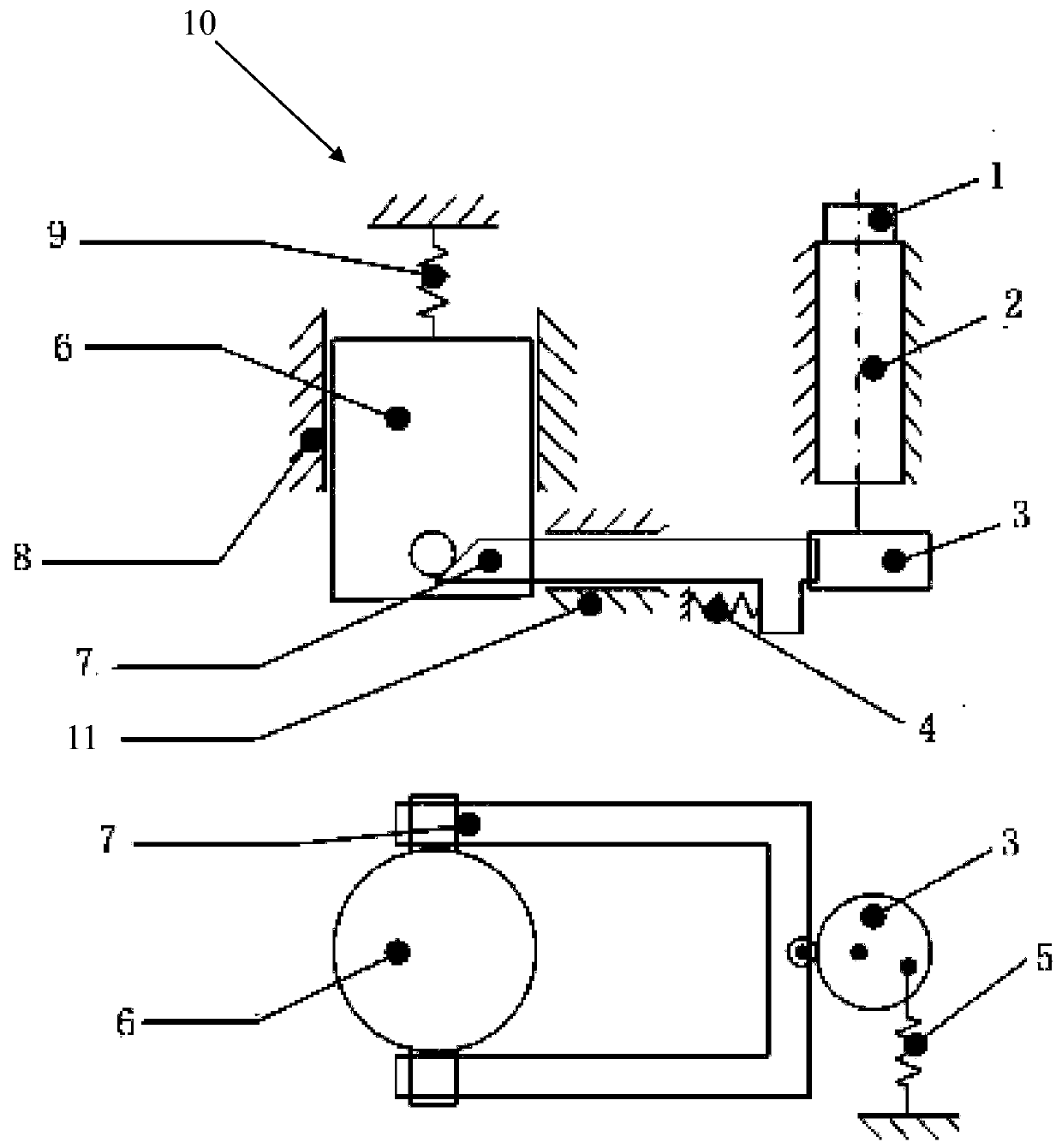 Airborne optical lens focusing mechanism