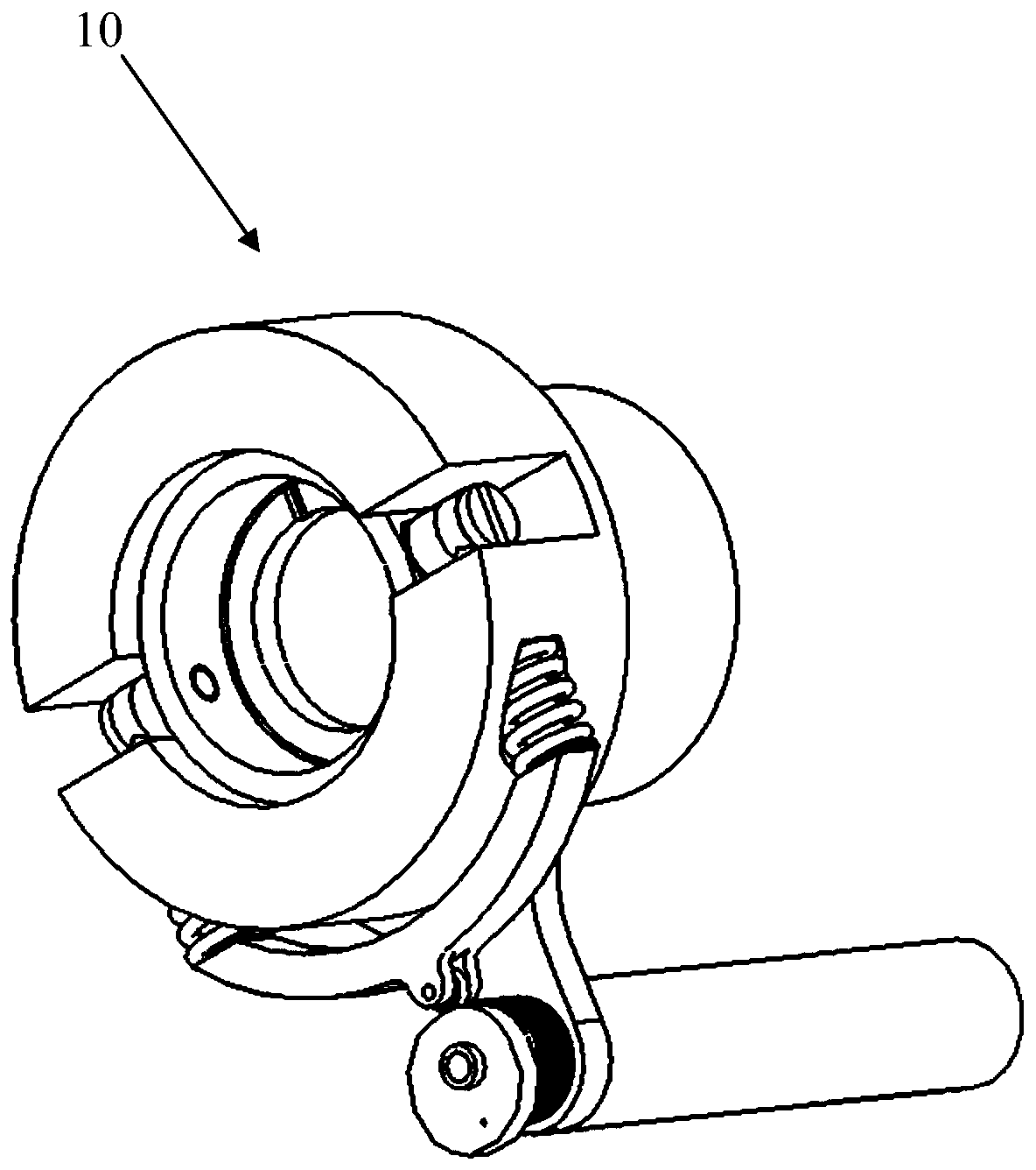 Airborne optical lens focusing mechanism