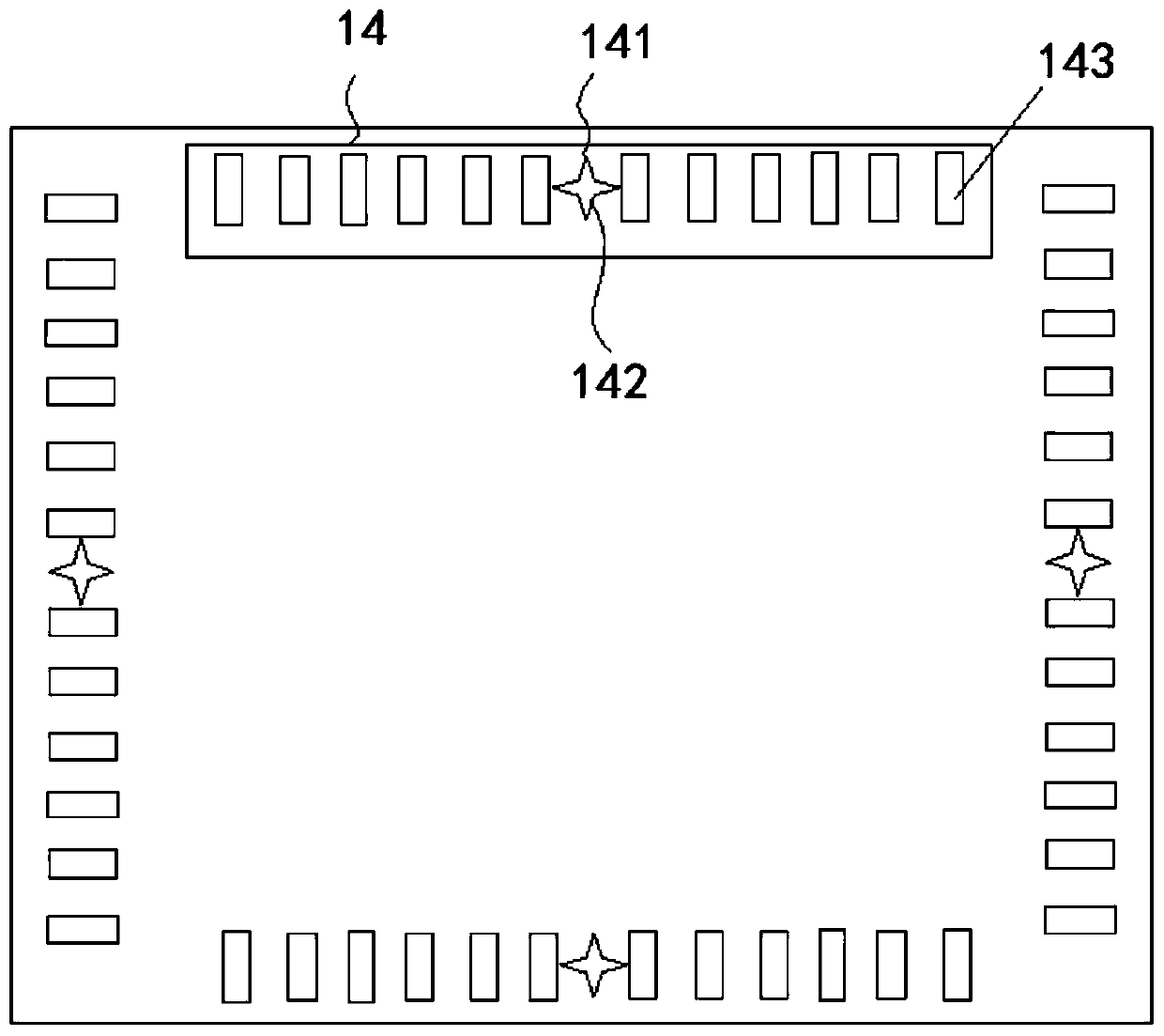 Vernier-based double-sided PCB detection module and alignment method