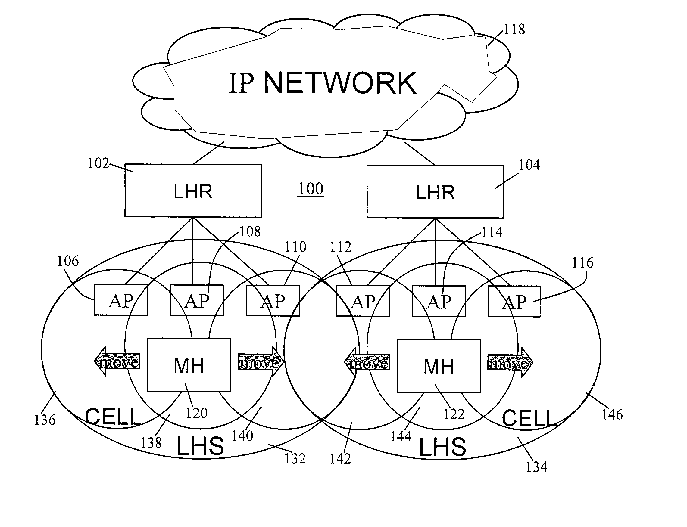 Method and associated apparatus for distributed dynamic paging area clustering under heterogeneous access networks