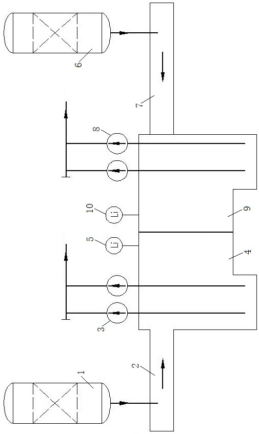 Process for recycling ammonia-containing wastewater of drainage tank of thermal power plant unit