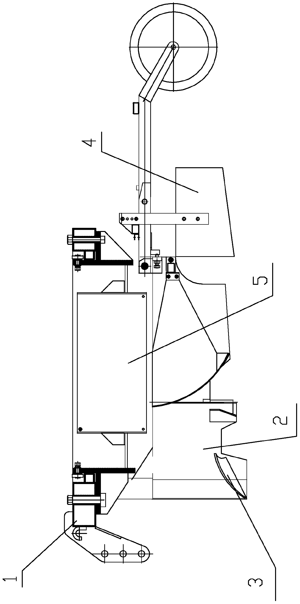 Sugarcane planter capable of carrying out deep-furrow setting