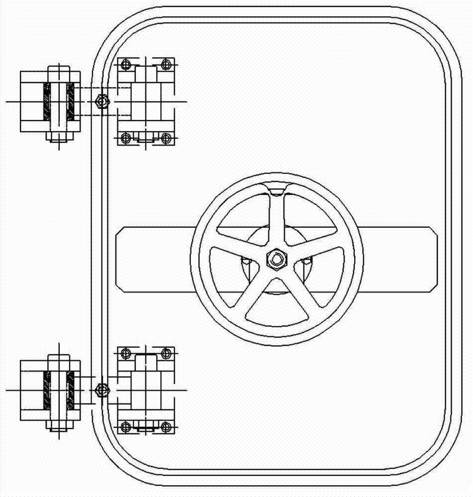 Spring locking device and cabin door comprising same