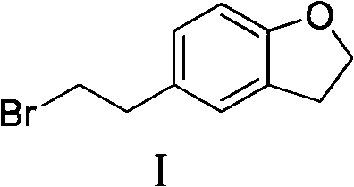 Method for preparing darifenacin intermediate 5-(2-bromoethyl)-2,3-dihydro-1-benzofuran