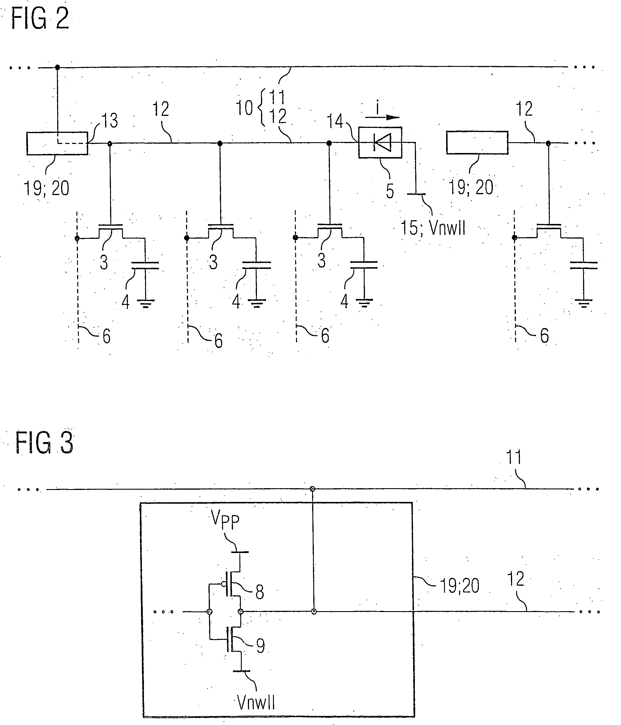 Integrated semiconductor memory comprising at least one word line and comprising a multiplicity of memory cells