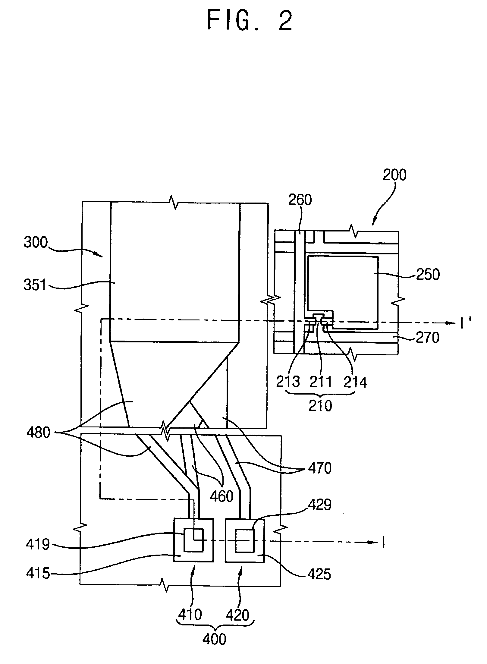 Array substrate for liquid crystal display panel