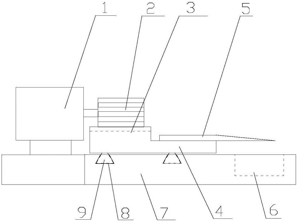 Method for repairing covering film on surface of selenium drum powder-outlet knife