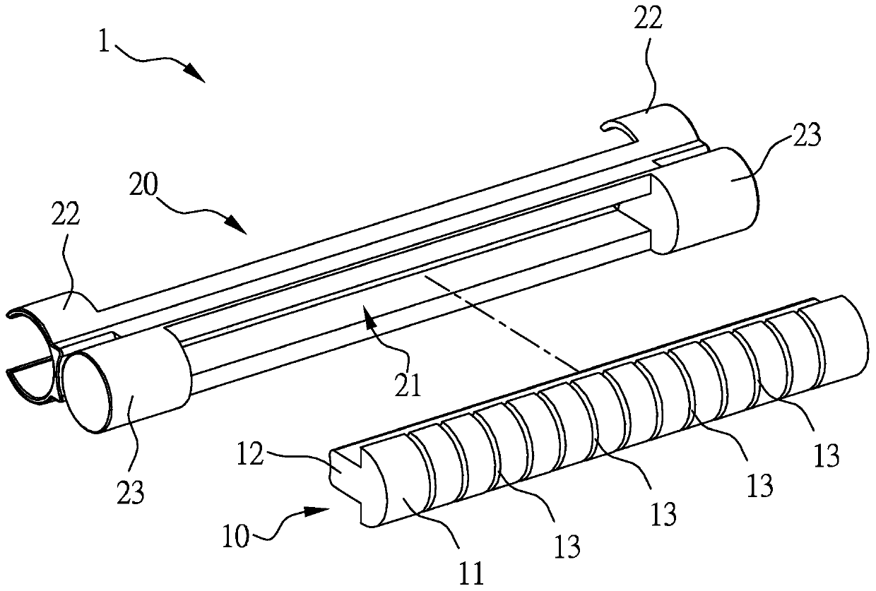 Transmission shaft combination and its transmission shaft structure and thimble connection shaft