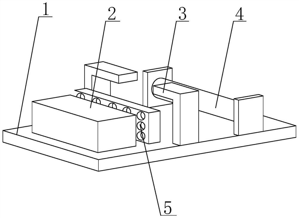 Wire drawing machining system for polypropylene plastic woven bag preparation