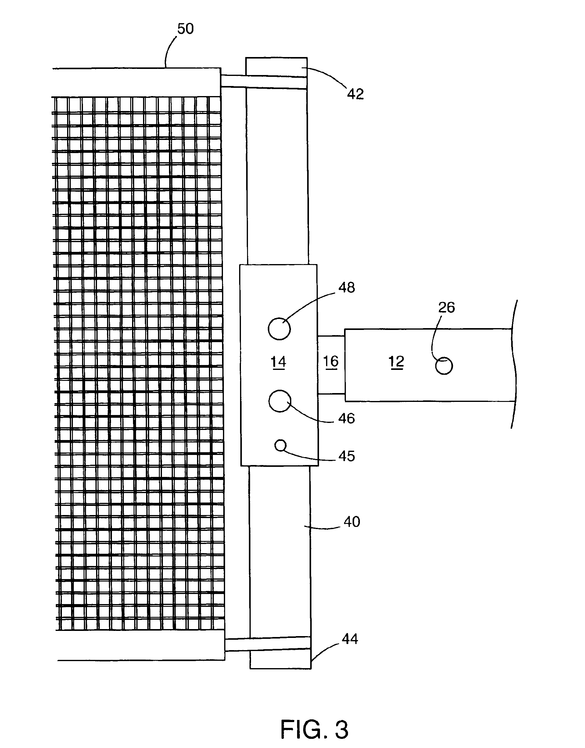 Trailer hitch assembly for support of a tennis net assembly