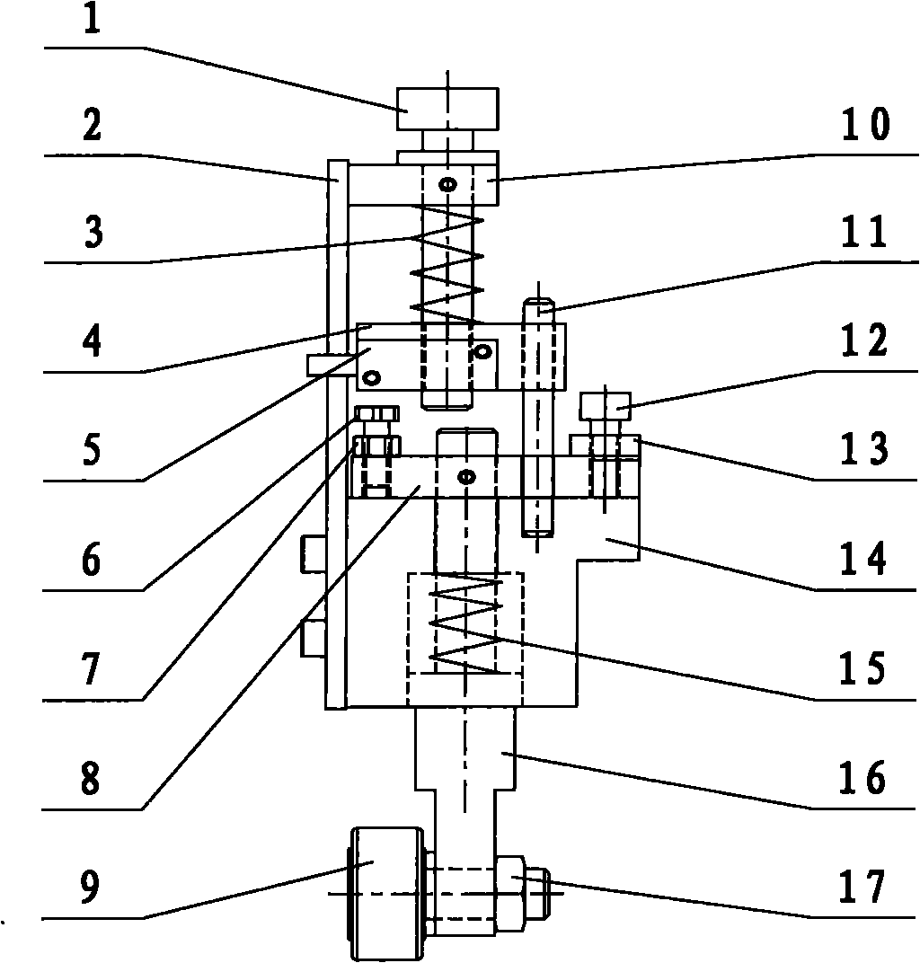 Device for detecting and conveying a plurality of materials and working method thereof