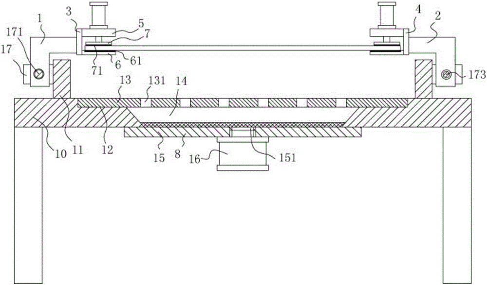 Plate material conveying mechanism for plate material environment-friendly dust collection equipment