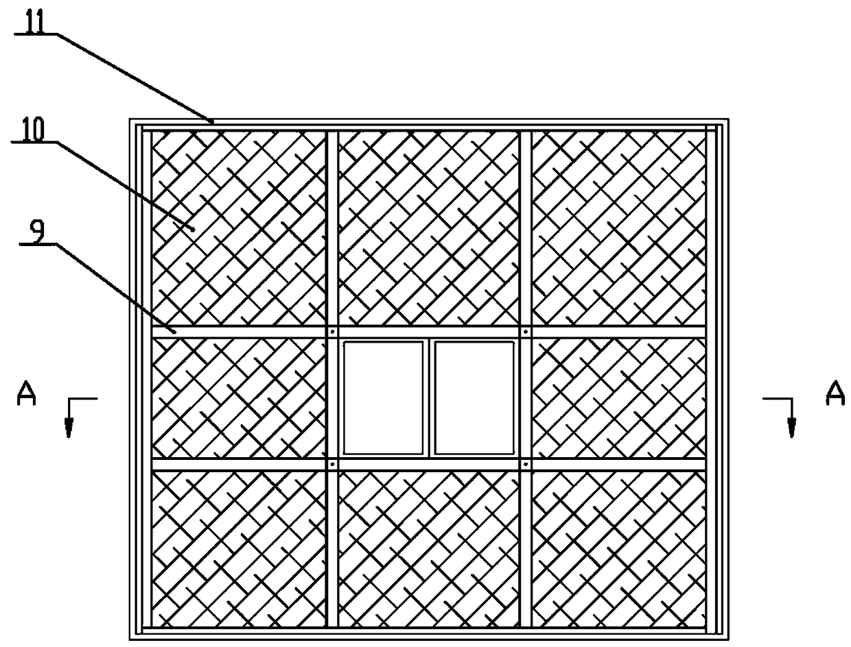 Modular steel structure house suitable for high earthquake intensity area