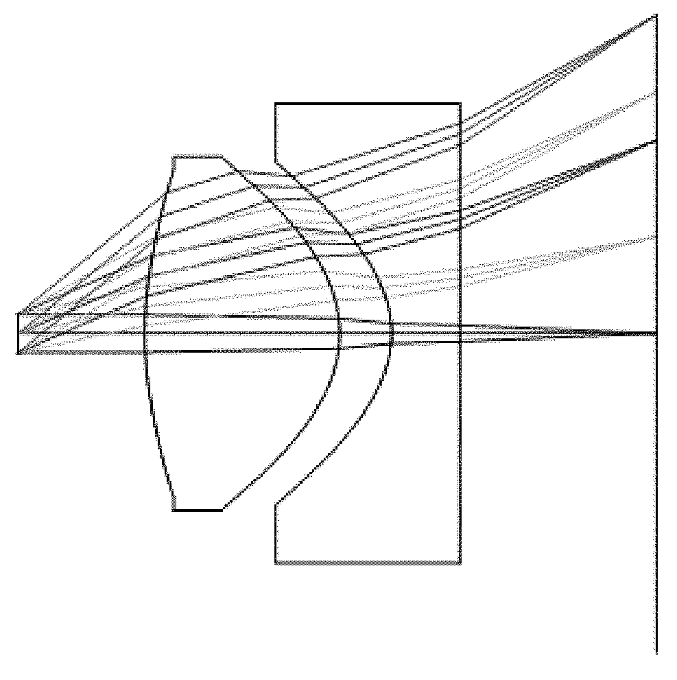 Chromatic-difference-free wide-angle camera for head-mounted device, and head-mounted device