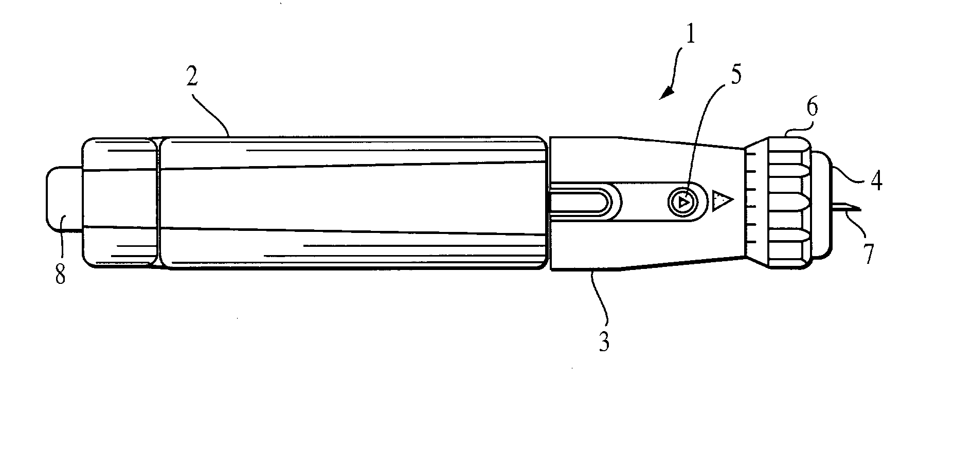 Adjustable tip for a lancet device and method