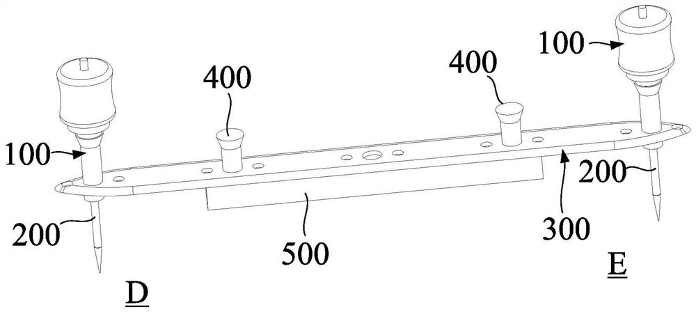 Minimally invasive nail plate system for bone transportation