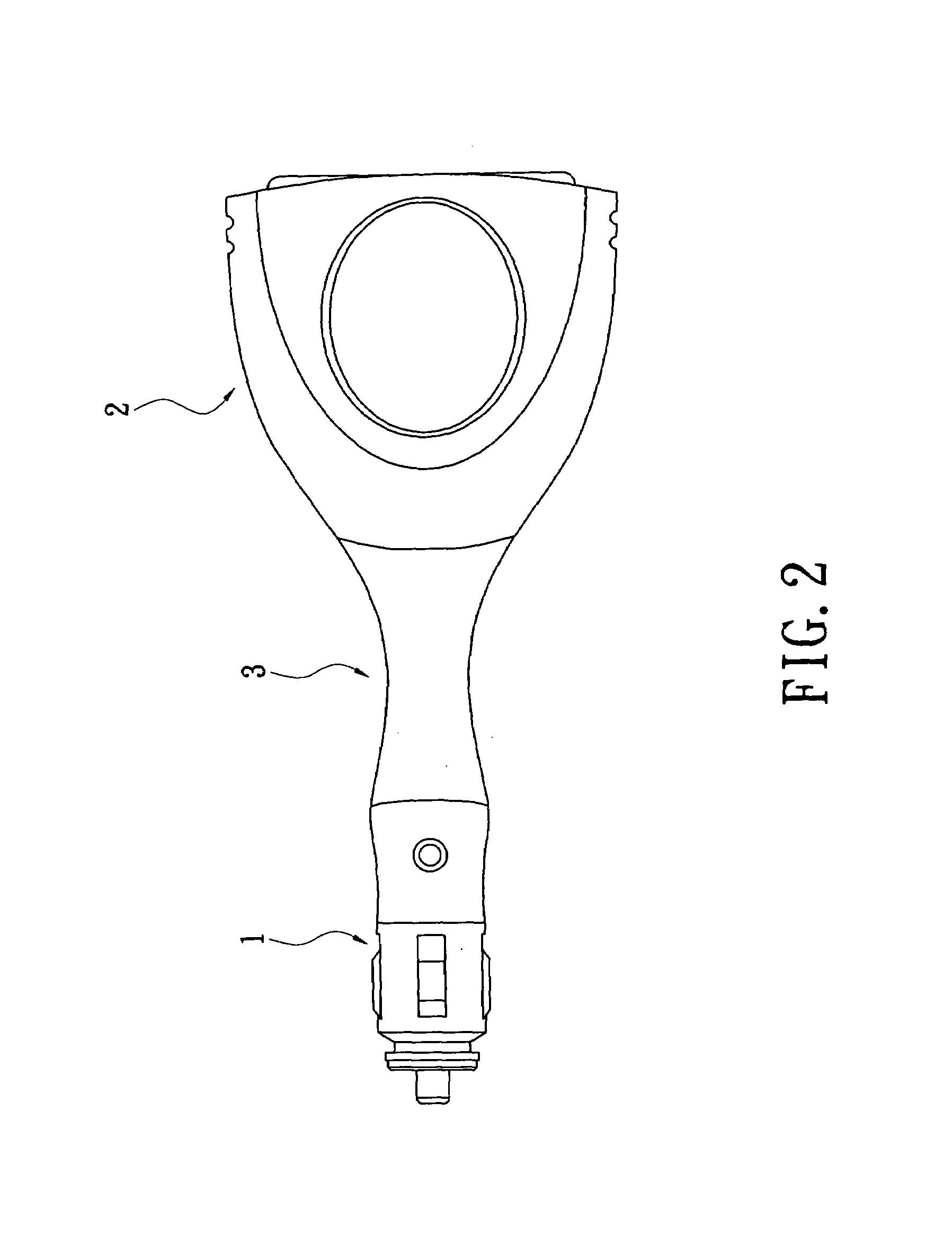 Adapter for an automobile socket