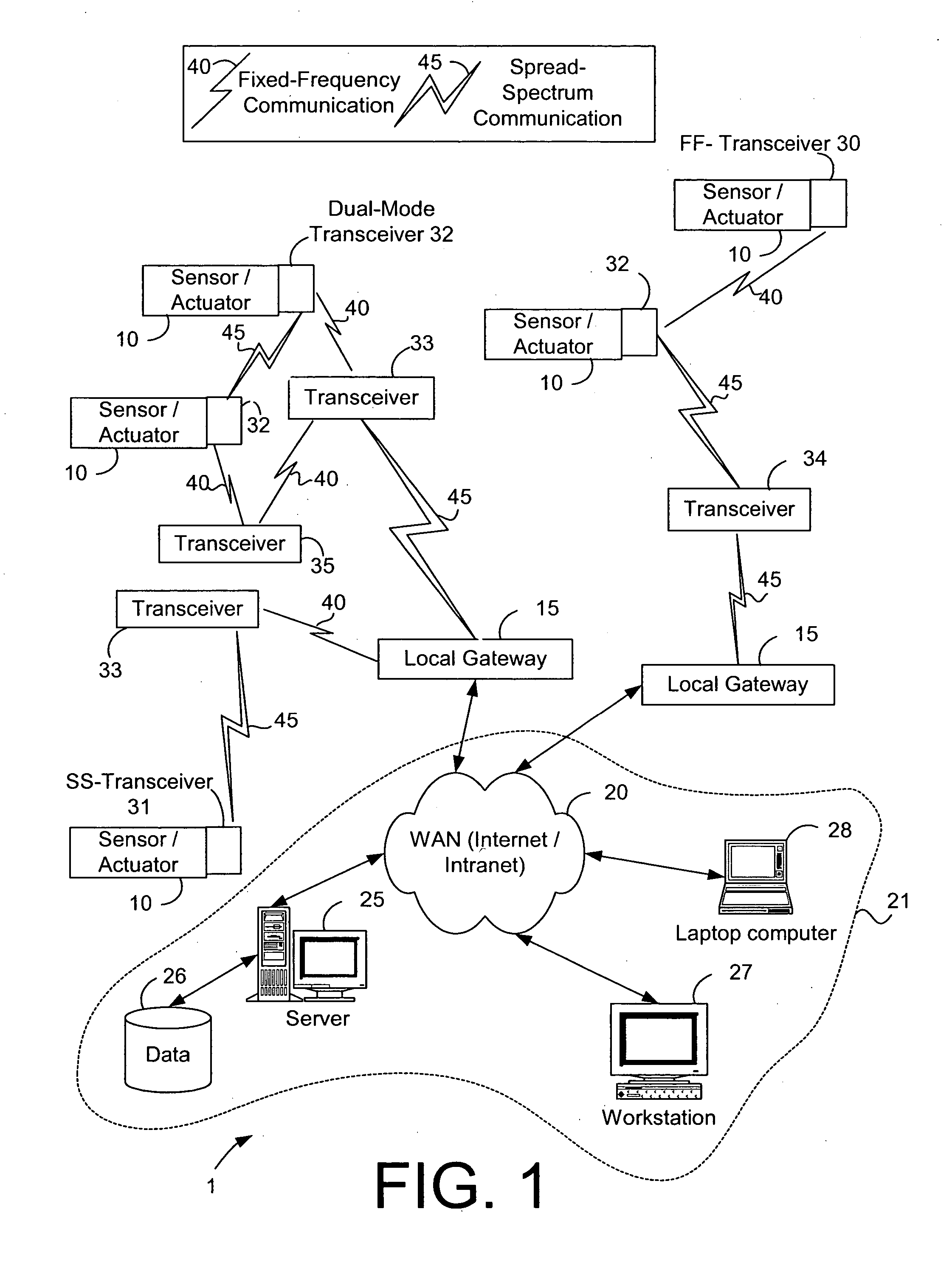 System and method for monitoring remote devices with a dual-mode wireless communication protocol