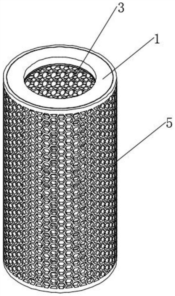 Anti-blocking composite filter element