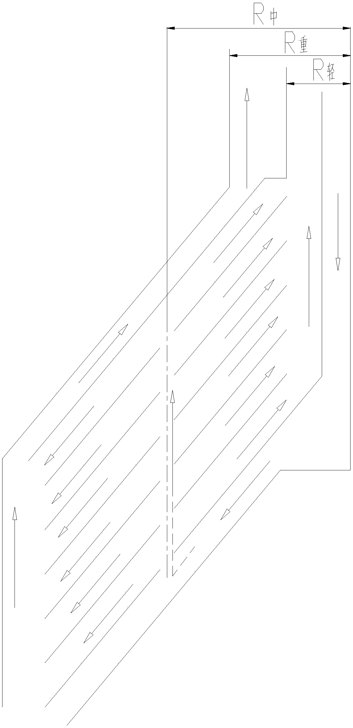 Adjusting method for increasing pressure of liquid phase outlet of disc separator