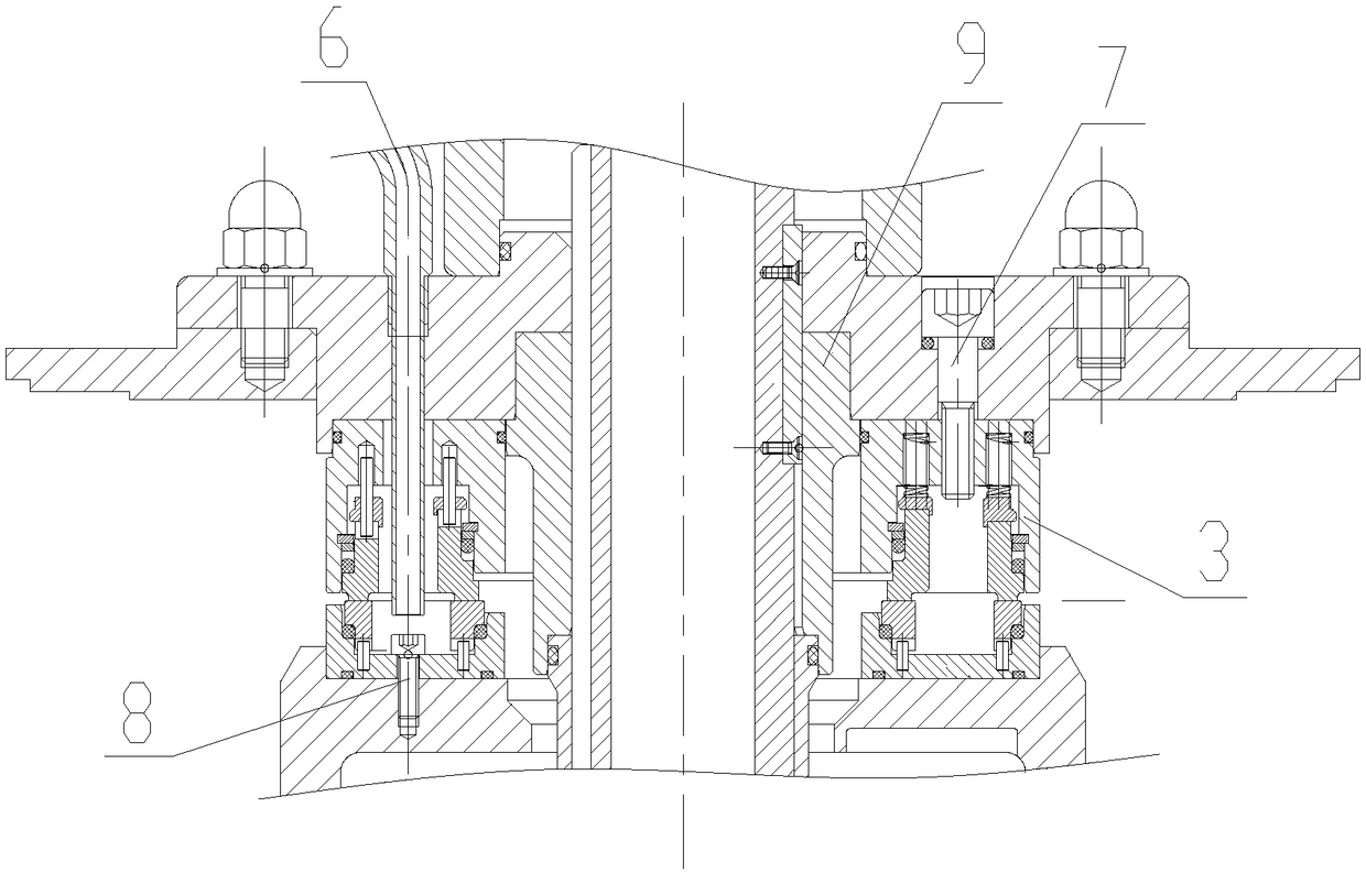 Adjusting method for increasing pressure of liquid phase outlet of disc separator