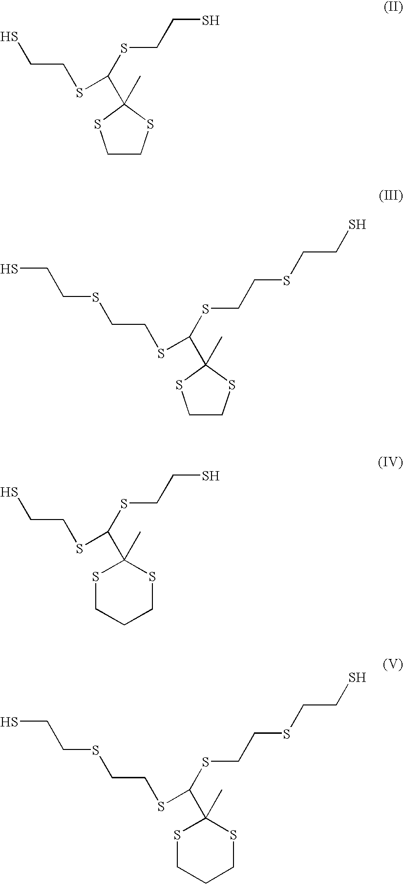 Compositions and articles prepared from thioether functional oligomeric polythiols