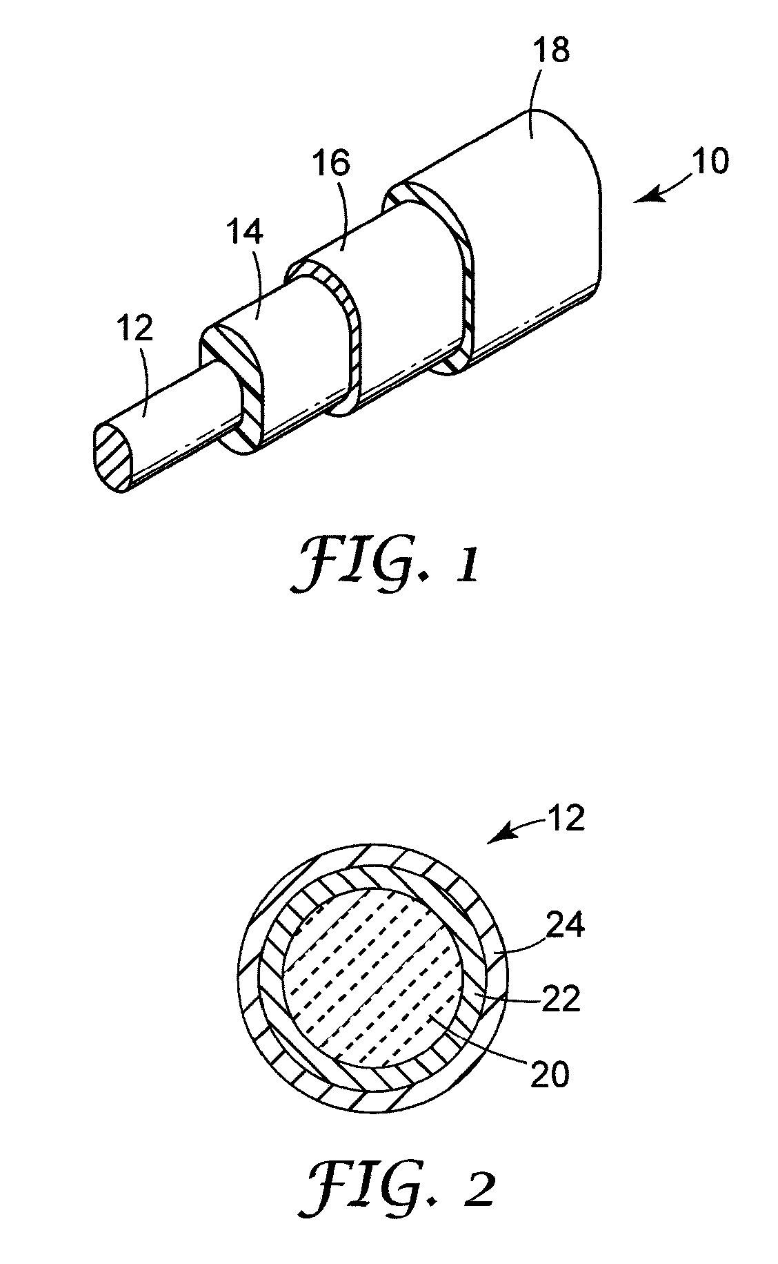 Metal/ceramic composite conductor and cable including same