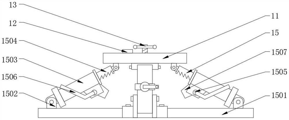 Emergency braking mechanism applied to adjusting shaft