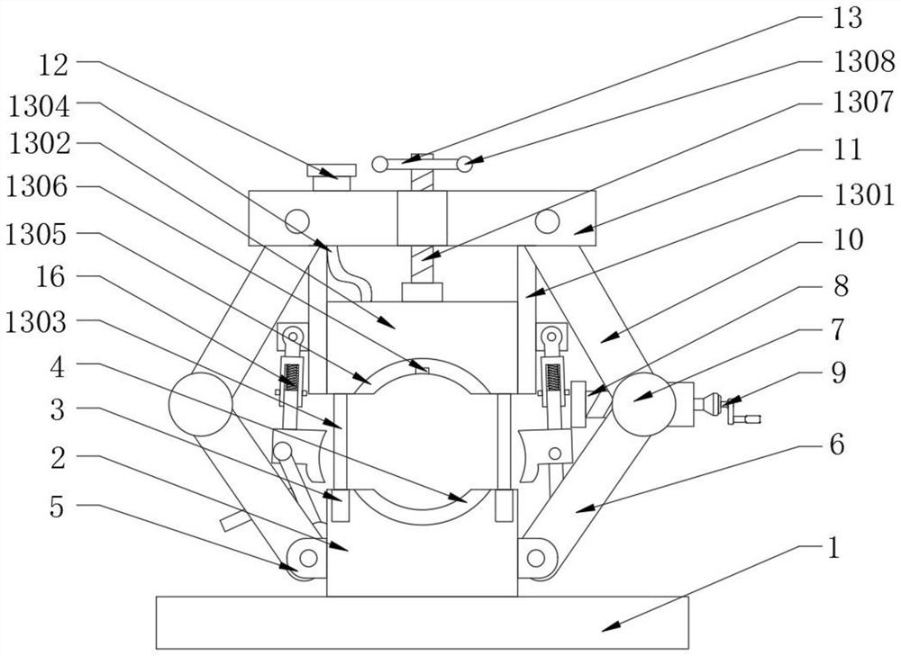 Emergency braking mechanism applied to adjusting shaft