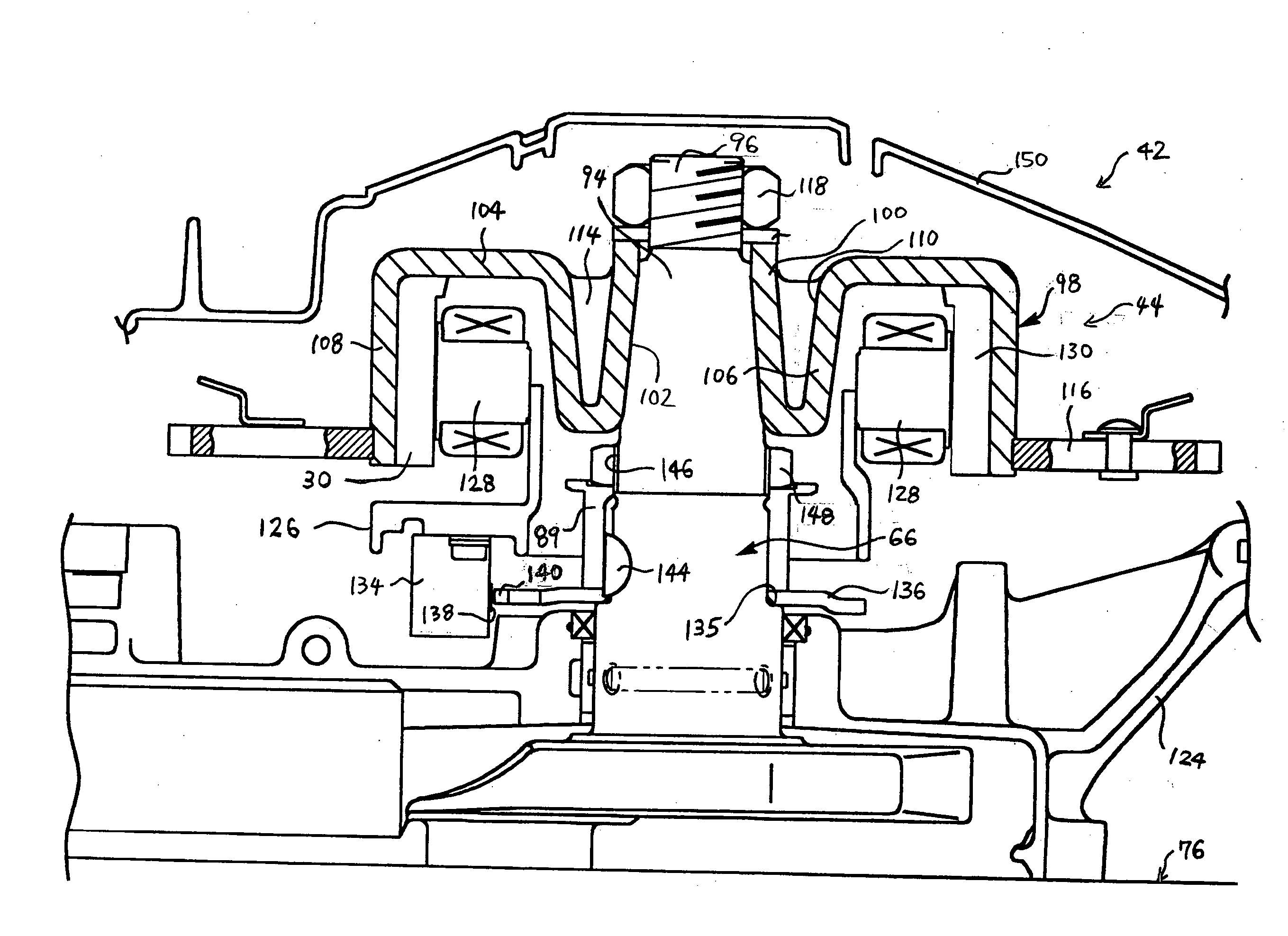 Flywheel arrangement for engine