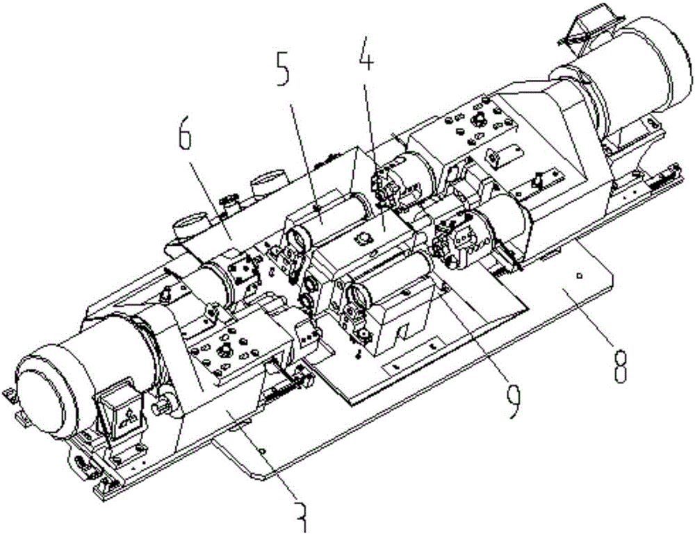 Special purpose machine tool for machining inner ports of barrel-type fixed-length parts