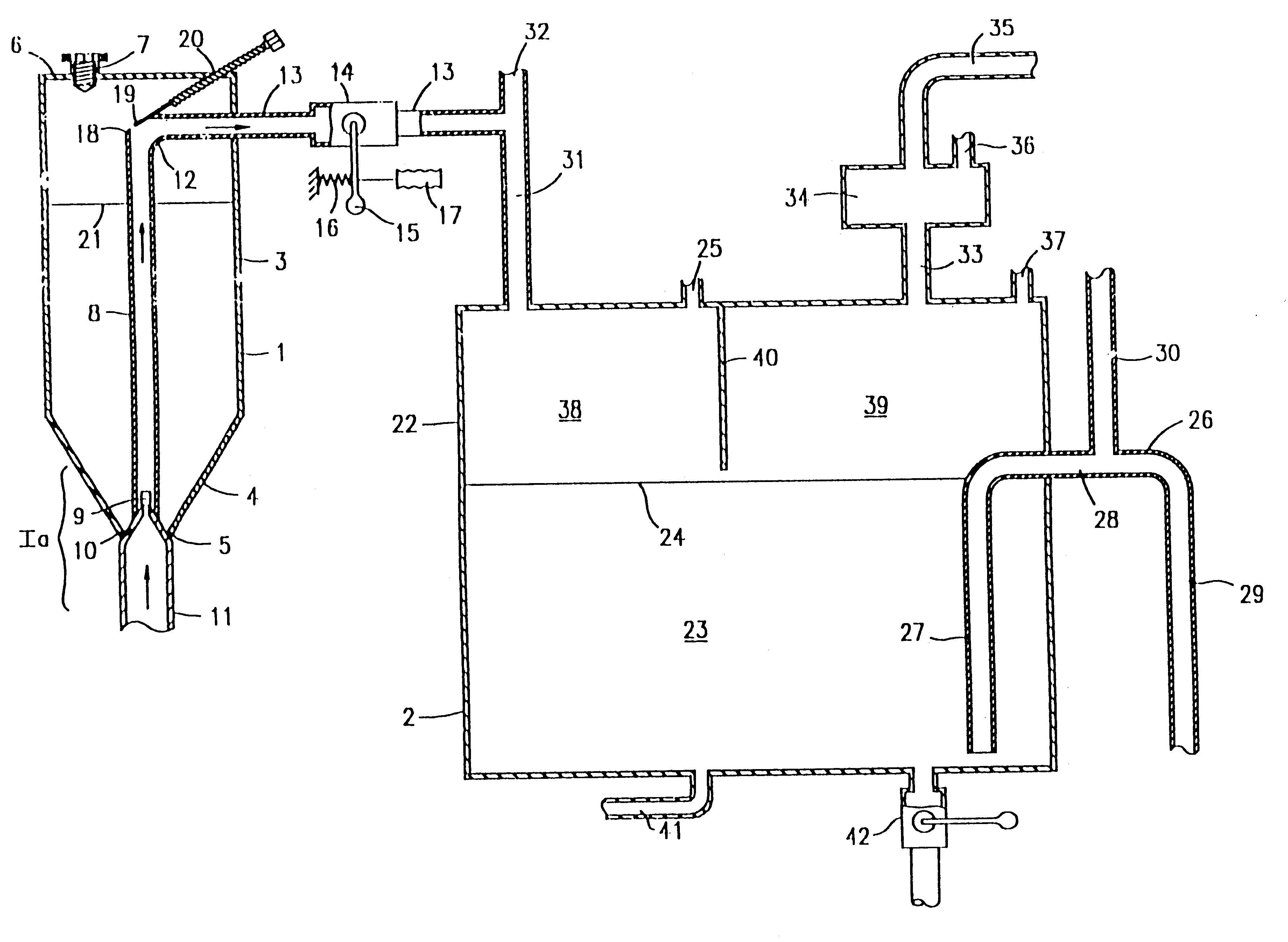 Phosphine generator for producing phosphine-containing gas