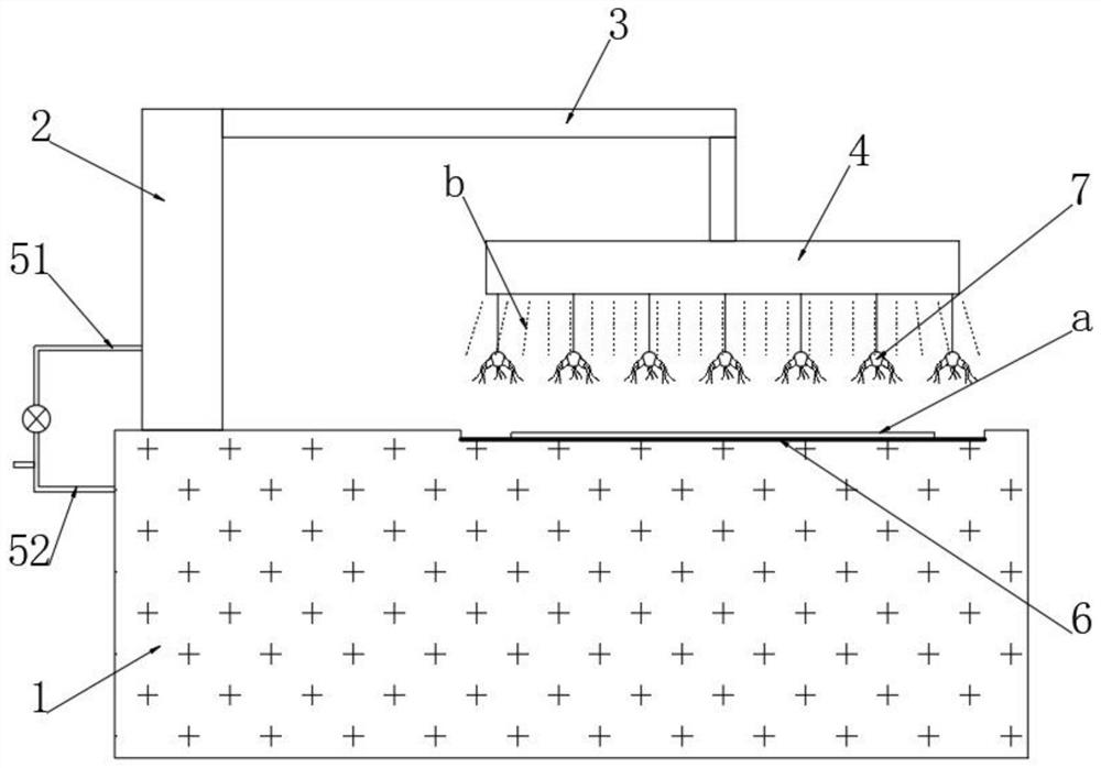 Rapid drying device for printing ink on paper surface