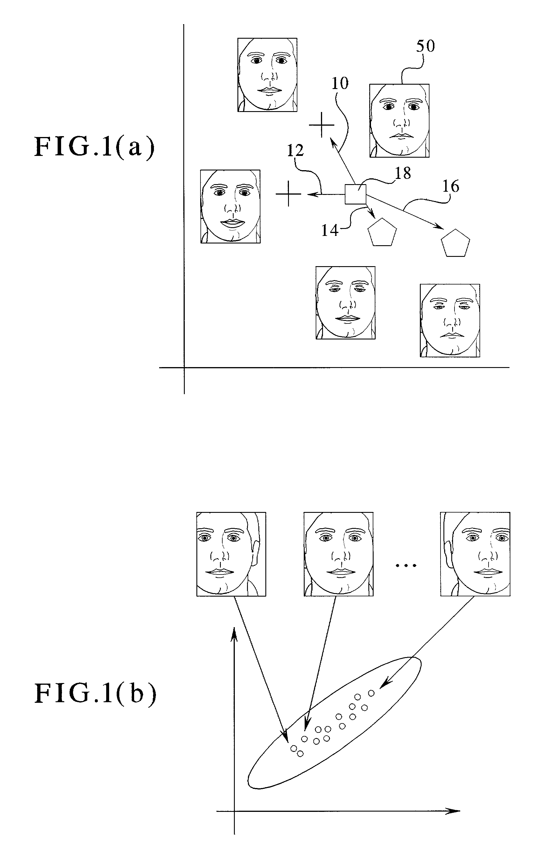 Method of recognizing partially occluded and/or imprecisely localized faces