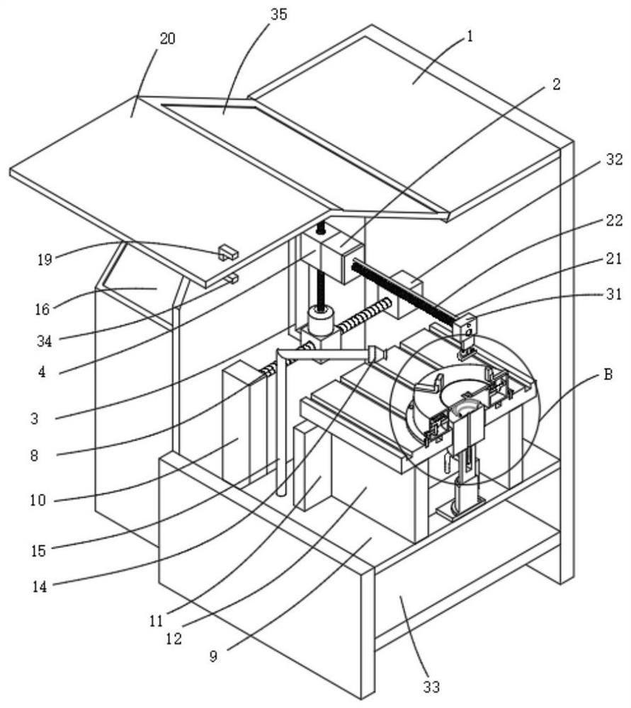 A hardware kitchenware grinding and polishing device for hardware production