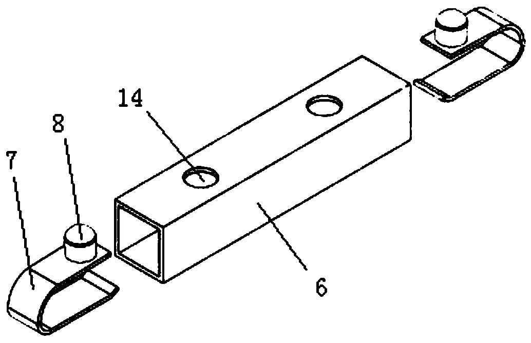 Cube satellite plug-and-play reed type structure modularized assembling structure and method