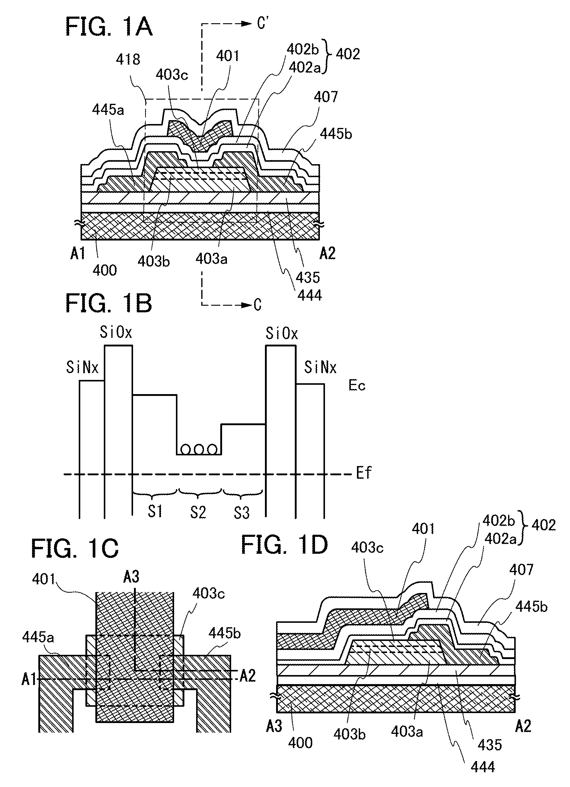 Thin film transistor with multiple oxide semiconductor layers