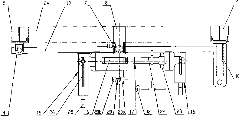 Automatic wielding mechanical device for forming machine of numerical control reinforcing cage