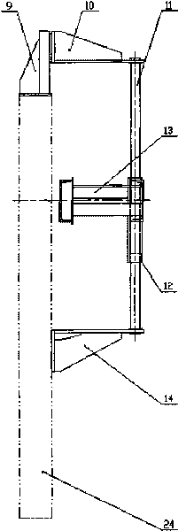 Automatic wielding mechanical device for forming machine of numerical control reinforcing cage