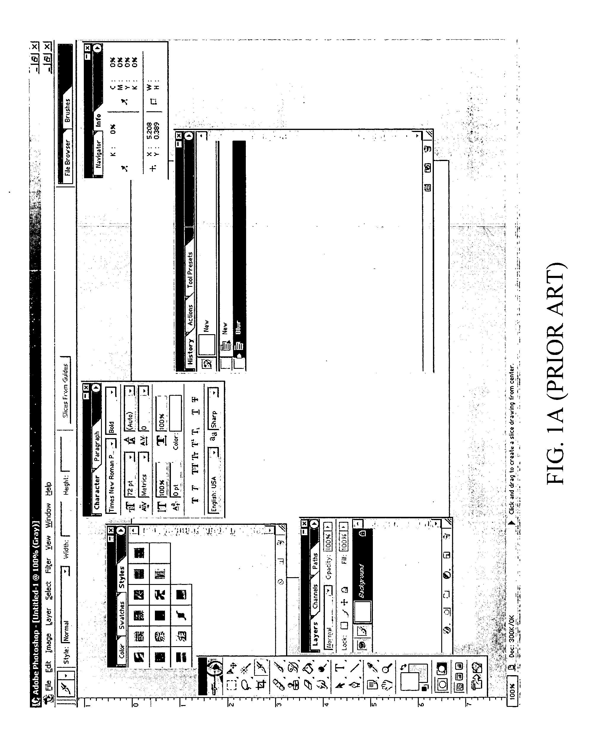 Management of multiple window panels with a graphical user interface