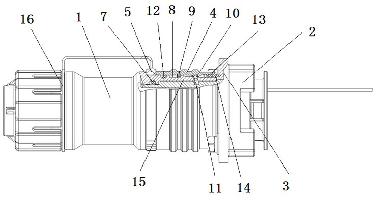 Plug connector shell, plug connector and connector assembly