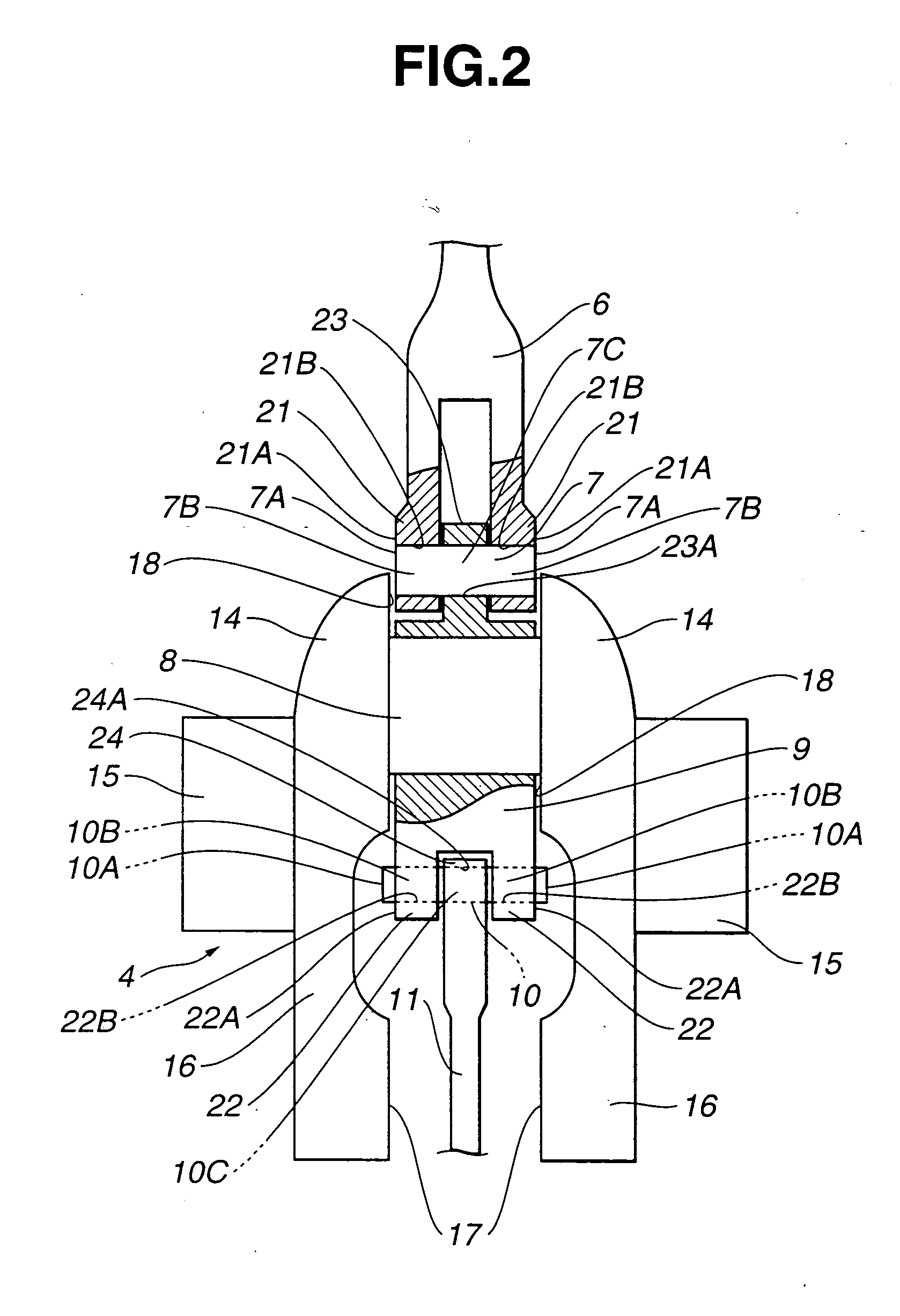 Multi-link piston crank mechanism for internal combustion engine