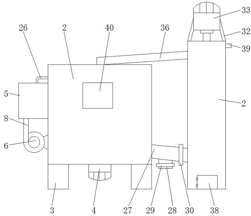 A device for removing impurities and drying rice