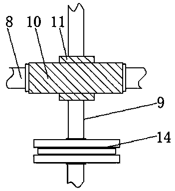 High efficiency crushing device for building cement blocks