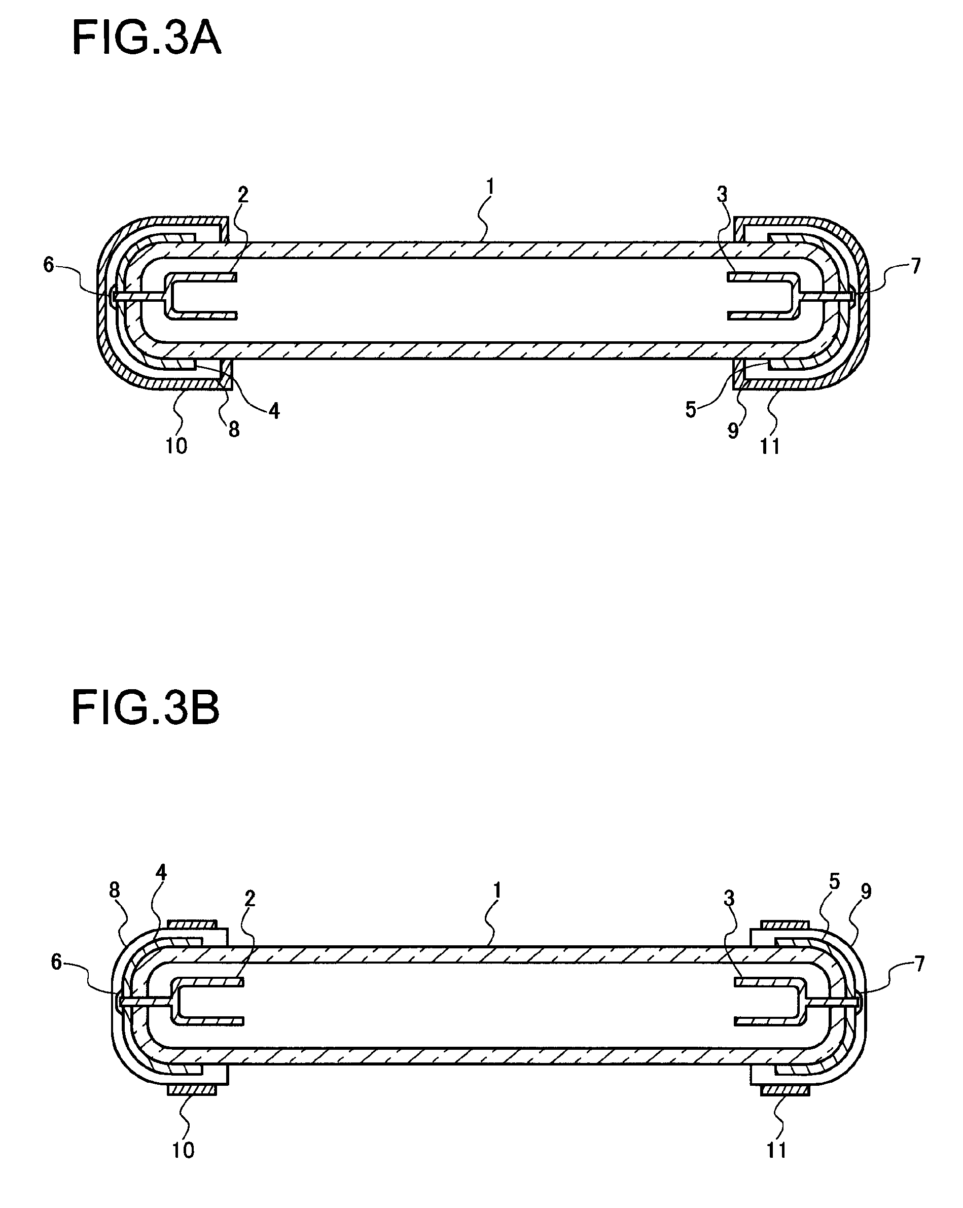 Cold-cathode lamp, and display illumination device and display device therewith